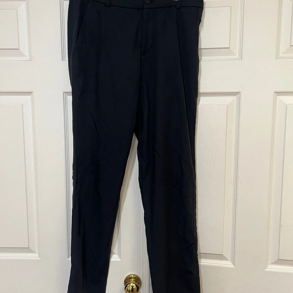 Lululemon Commission ABC 5 Pocket Warpstreme Black Pants Waist 34‎ Length 43
